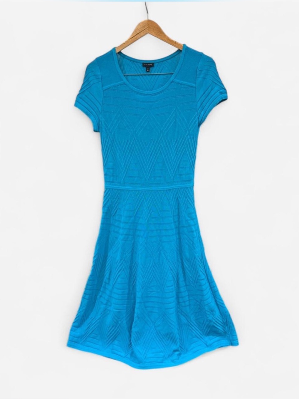 Talbots Turquoise Dress size M corpcore work wear office business casual summer